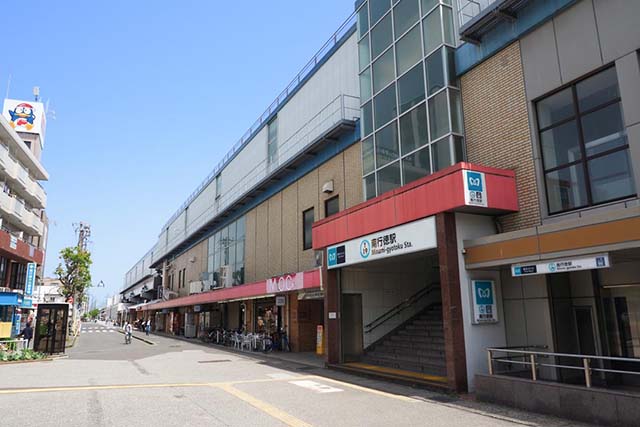 譲渡医院がある千葉県市川市の街並み