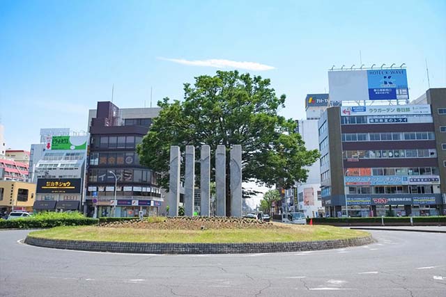 譲渡医院がある埼玉県春日部市の街並み