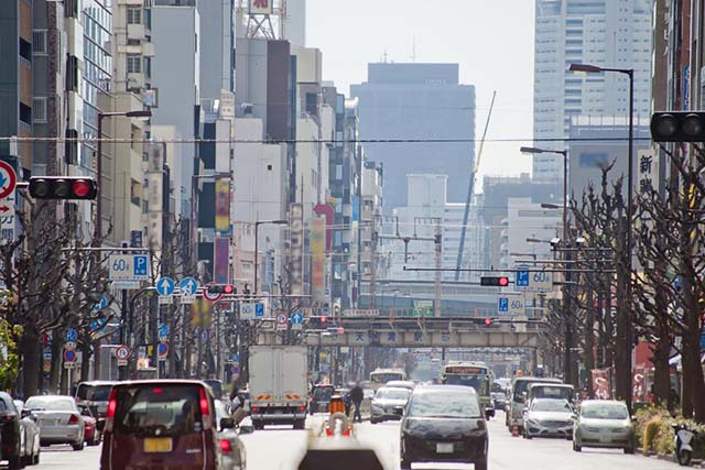 譲渡医院がある大阪市東成区の街並み